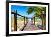 Cuba Fuerte Collection - Way to the Beach III-Philippe Hugonnard-Framed Photographic Print