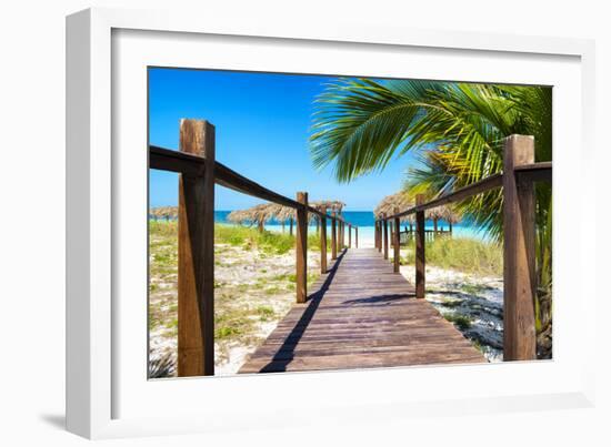 Cuba Fuerte Collection - Way to the Beach III-Philippe Hugonnard-Framed Photographic Print