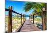 Cuba Fuerte Collection - Way to the Beach III-Philippe Hugonnard-Mounted Photographic Print