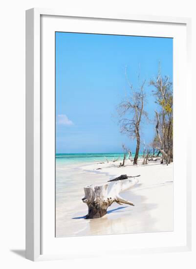 Cuba Fuerte Collection - White Sand Beach II-Philippe Hugonnard-Framed Photographic Print