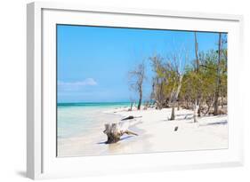 Cuba Fuerte Collection - White Sand Beach-Philippe Hugonnard-Framed Photographic Print