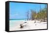 Cuba Fuerte Collection - White Sand Beach-Philippe Hugonnard-Framed Stretched Canvas