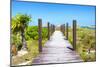 Cuba Fuerte Collection - Wild Beach Jetty-Philippe Hugonnard-Mounted Photographic Print