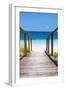 Cuba Fuerte Collection - Wooden Jetty on the Beach II-Philippe Hugonnard-Framed Photographic Print