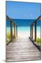Cuba Fuerte Collection - Wooden Jetty on the Beach II-Philippe Hugonnard-Mounted Photographic Print
