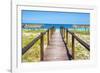 Cuba Fuerte Collection - Wooden Jetty on the Beach III-Philippe Hugonnard-Framed Photographic Print