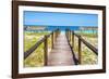 Cuba Fuerte Collection - Wooden Jetty on the Beach III-Philippe Hugonnard-Framed Photographic Print