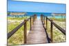 Cuba Fuerte Collection - Wooden Jetty on the Beach III-Philippe Hugonnard-Mounted Photographic Print