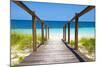 Cuba Fuerte Collection - Wooden Jetty on the Beach-Philippe Hugonnard-Mounted Photographic Print