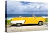 Cuba Fuerte Collection - Yellow Car Cabriolet-Philippe Hugonnard-Stretched Canvas