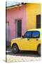 Cuba Fuerte Collection - Yellow Car in Trinidad II-Philippe Hugonnard-Stretched Canvas