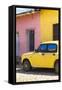 Cuba Fuerte Collection - Yellow Car in Trinidad II-Philippe Hugonnard-Framed Stretched Canvas