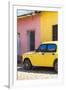 Cuba Fuerte Collection - Yellow Car in Trinidad II-Philippe Hugonnard-Framed Photographic Print