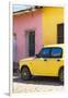 Cuba Fuerte Collection - Yellow Car in Trinidad II-Philippe Hugonnard-Framed Photographic Print