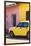 Cuba Fuerte Collection - Yellow Car in Trinidad II-Philippe Hugonnard-Framed Photographic Print