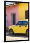 Cuba Fuerte Collection - Yellow Car in Trinidad II-Philippe Hugonnard-Framed Photographic Print