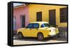 Cuba Fuerte Collection - Yellow Car in Trinidad-Philippe Hugonnard-Framed Stretched Canvas