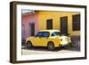 Cuba Fuerte Collection - Yellow Car in Trinidad-Philippe Hugonnard-Framed Photographic Print