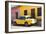 Cuba Fuerte Collection - Yellow Car in Trinidad-Philippe Hugonnard-Framed Photographic Print