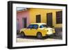 Cuba Fuerte Collection - Yellow Car in Trinidad-Philippe Hugonnard-Framed Photographic Print