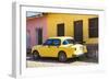 Cuba Fuerte Collection - Yellow Car in Trinidad-Philippe Hugonnard-Framed Photographic Print