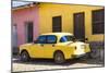 Cuba Fuerte Collection - Yellow Car in Trinidad-Philippe Hugonnard-Mounted Photographic Print