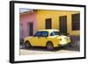 Cuba Fuerte Collection - Yellow Car in Trinidad-Philippe Hugonnard-Framed Photographic Print