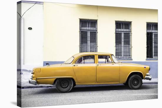 Cuba Fuerte Collection - Yellow Car-Philippe Hugonnard-Stretched Canvas