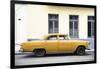 Cuba Fuerte Collection - Yellow Car-Philippe Hugonnard-Framed Photographic Print