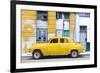 Cuba Fuerte Collection - Yellow Classic American Car-Philippe Hugonnard-Framed Photographic Print