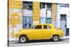 Cuba Fuerte Collection - Yellow Classic American Car-Philippe Hugonnard-Stretched Canvas