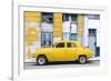 Cuba Fuerte Collection - Yellow Classic American Car-Philippe Hugonnard-Framed Photographic Print