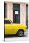 Cuba Fuerte Collection - Yellow Classic Car-Philippe Hugonnard-Stretched Canvas