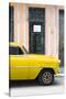 Cuba Fuerte Collection - Yellow Classic Car-Philippe Hugonnard-Stretched Canvas