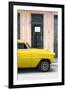 Cuba Fuerte Collection - Yellow Classic Car-Philippe Hugonnard-Framed Photographic Print