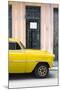 Cuba Fuerte Collection - Yellow Classic Car-Philippe Hugonnard-Mounted Photographic Print