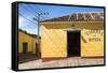 Cuba Fuerte Collection - Yellow Facades in Trinidad III-Philippe Hugonnard-Framed Stretched Canvas