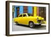 Cuba Fuerte Collection - Yellow Taxi of Havana-Philippe Hugonnard-Framed Photographic Print
