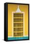 Cuba Fuerte Collection - Yellow Window-Philippe Hugonnard-Framed Stretched Canvas