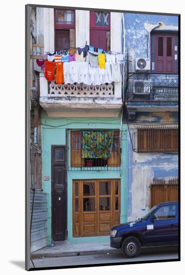 Cuba, Havana. Apartment Living in Havana-Brenda Tharp-Mounted Photographic Print
