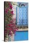 Cuba, Havana. Bougainvillea blooms in Old Town.-Brenda Tharp-Stretched Canvas