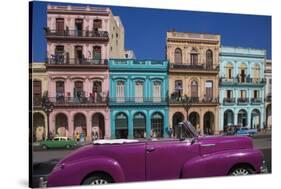 Cuba, Havana. City scenic.-Jaynes Gallery-Stretched Canvas