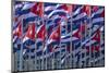 Cuba, Havana. Flags Wave in the Breeze-Brenda Tharp-Mounted Photographic Print