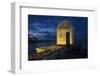 Cuba, Havana. Golden light illumines stone turret of old fort.-Jaynes Gallery-Framed Photographic Print