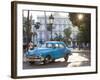 Cuba, Havana, Havana Vieja, Detail of 1950s-Era US Car-Walter Bibikow-Framed Photographic Print