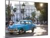 Cuba, Havana, Havana Vieja, Detail of 1950s-Era US Car-Walter Bibikow-Mounted Photographic Print