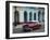 Cuba, Havana, Havana Vieja (UNESCO World Heritage Site), classic car in motion.-Merrill Images-Framed Photographic Print