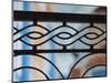 Cuba, Havana, Havana Vieja, UNESCO World Heritage Site, wrought iron rail in colonial mansion-Merrill Images-Mounted Photographic Print