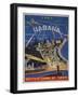 Cuba, Havana, Instituto Cubano Del Turismo, Travel Poster-null-Framed Premium Giclee Print