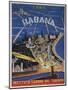 Cuba, Havana, Instituto Cubano Del Turismo, Travel Poster-null-Mounted Premium Giclee Print